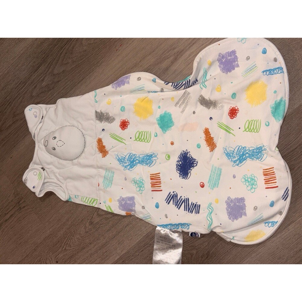 Nested Bean Zip Up Swaddle Medium up to 26 lbs GUC